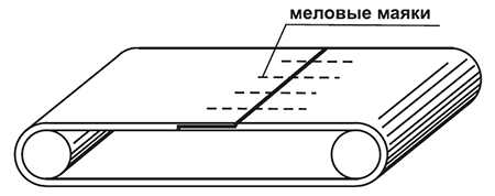 Сборка стыков конвейерной ленты при вулканизации