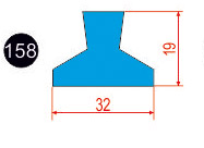 158. Силиконовый профиль 19 32