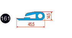 161. профиль силиконовый 45 14