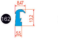 162. профиль силиконовый 5 13 8