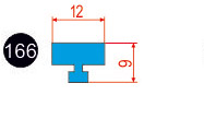 166. Профиль силиконовый 9 12