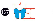 167. Профиль силиконовый 6 5