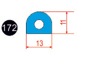 172. Профиль силиконовый 13 11