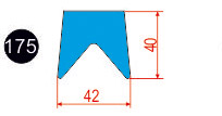 175. Профиль силиконовый 42 40