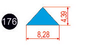176. Профиль силиконовый 8 4